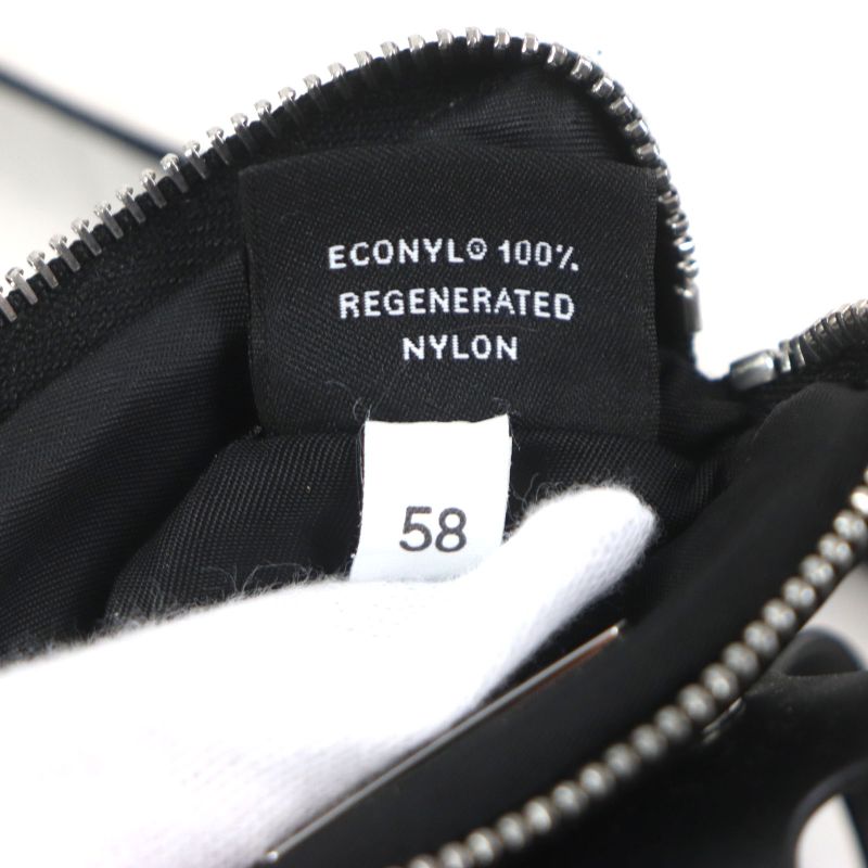 Prada 1zt054 Nylon Re-nylon Triangle Logo Neck Strap Phone Holder Cell Phone