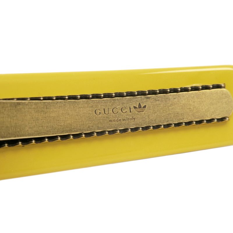 Gucci Adidas Collaboration Hair Clip Yellow - Gold Color - Star