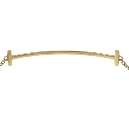 Tiffany & Co T Smile Diamond Bracelet 18K Pink Gold 750 Pink Gold Diamond 16cm