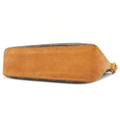 Louis Vuitton Shoulder Bag Trotter Monogram Canvas Monogram Gold Hardware Tea