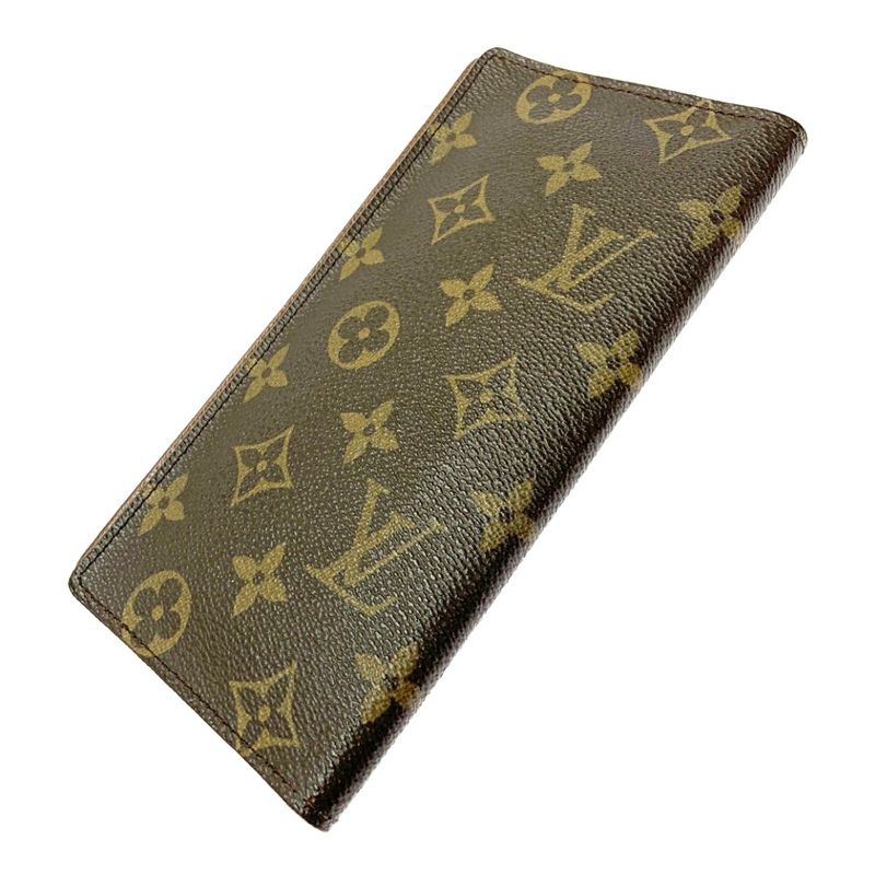 Louis Vuitton M60825 Monogram PVC Porte Cles Di Brown 403703 Long Wallet