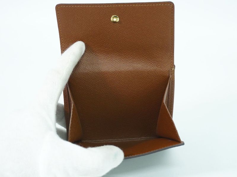 Authentic Louis Vuitton LV Porte Monebier Carte Cles Di Monogram Fold Wallet