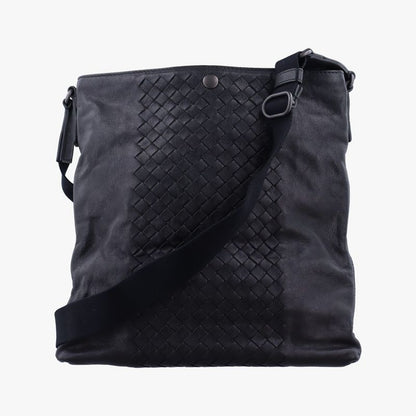 Bottega Veneta Intrecciato Black Lambskin B03396322z