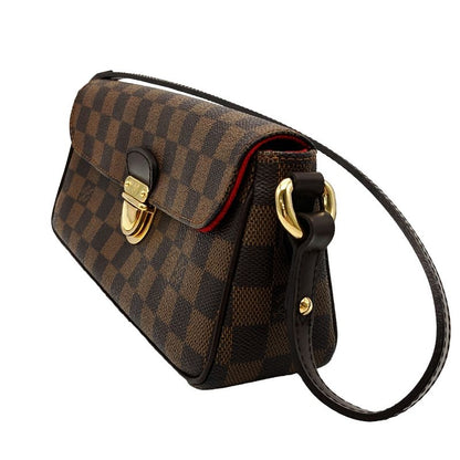 Louis Vuitton Ravello PM Shoulder Bag Damier Ebène N60007 Brown Gold Hardware