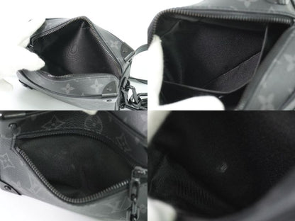 Authentic Louis Vuitton LV Mini Soft Trunk Monogram Eclipse Shoulder Bag