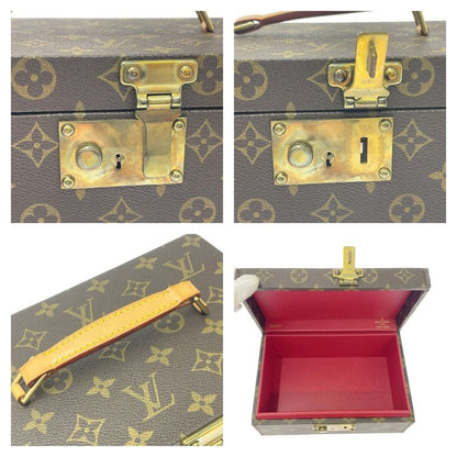 Louis Vuitton M47236 Monogram PVC Boiteau Jewelry Case Brown 476982 Bag