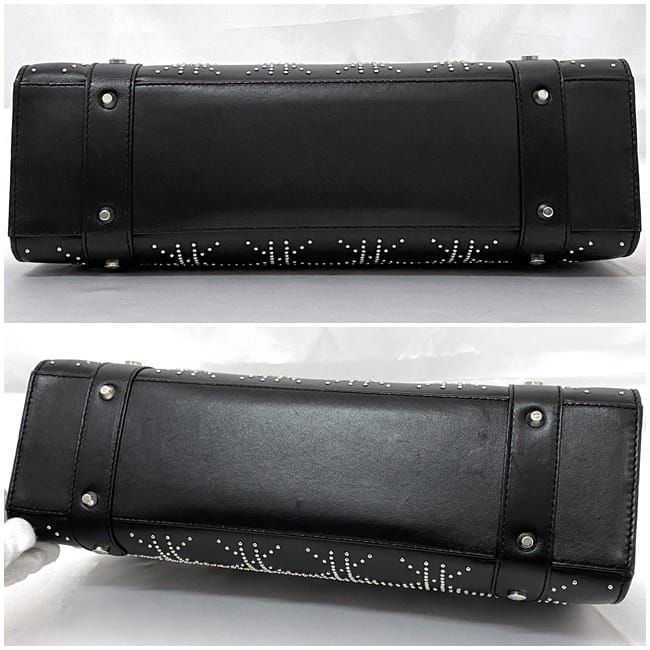 Christian Dior Semi Shoulder Bag F21666 Black