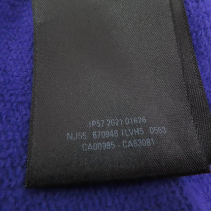 Balenciaga 2021 670946 Bebe 100% Cotton With Stone Hooded Hoodie Purple M