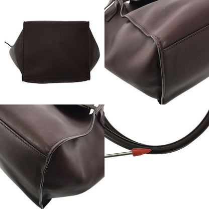 Celine - Big Bag Small 2-way Shoulder Bag Calfskin Burgundy Women