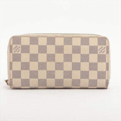Louis Vuitton Damier Azure Zippy Wallet Round Zip Wallet Long Wallet N60019