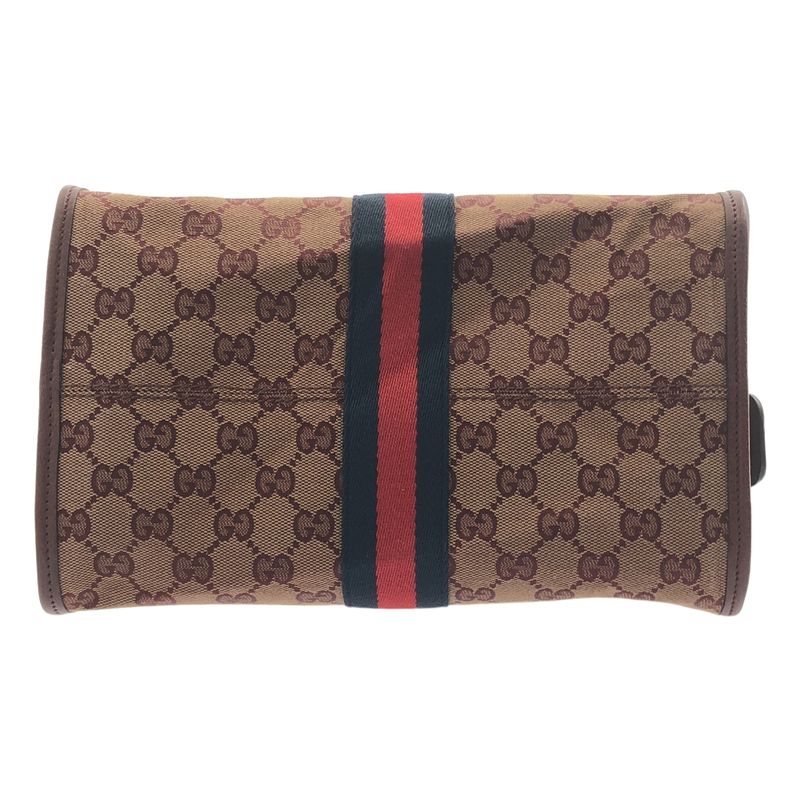 Gucci - Ophidia GG Canvas Shoulder Bag - Red - Women's