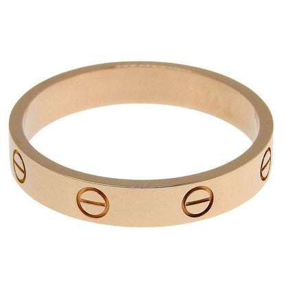 Cartier Mini Love Ring 18K Pink Gold 750 Pink Gold #63 Equivalent To Size 13