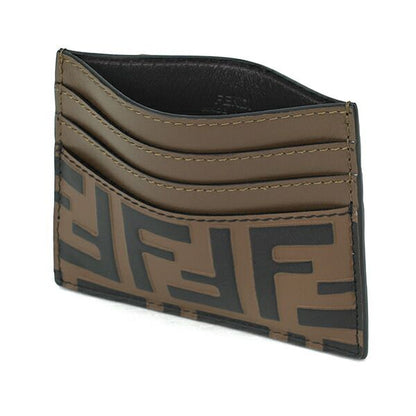 Fendi Card Case F Is Fendi Brown