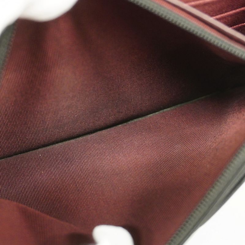 Chanel Shoulder Wallet Matelasse Lambskin Black Silver Hardware Women