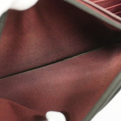 Chanel Shoulder Wallet Matelasse Lambskin Black Silver Hardware Women