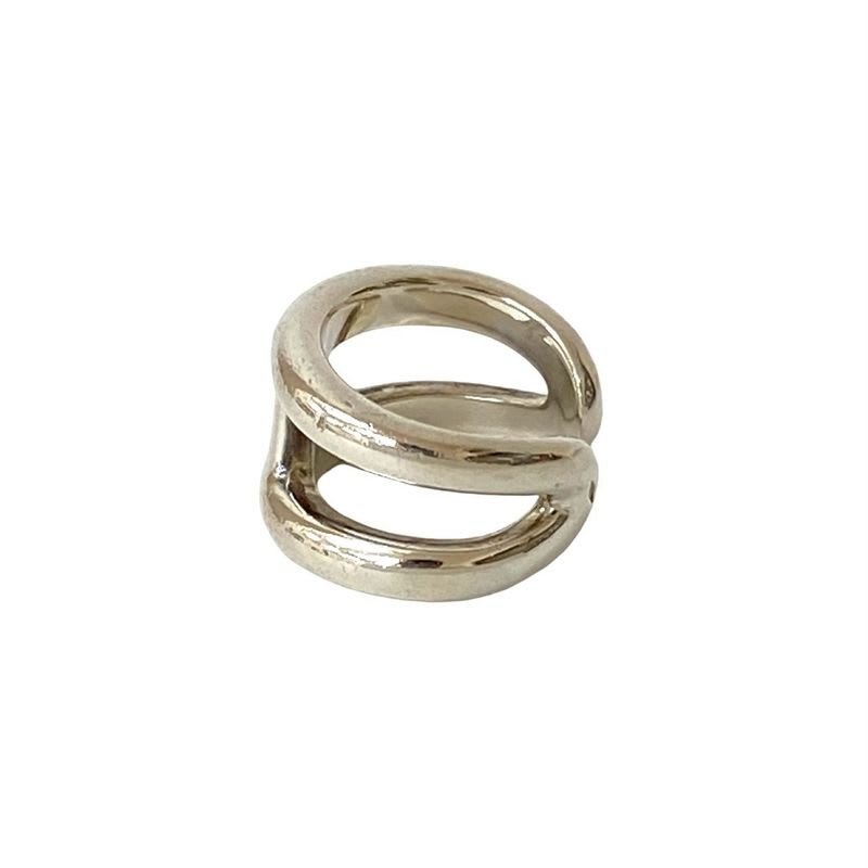 Hermes Osmozu PM Silver 925 Ring Accessory No 11