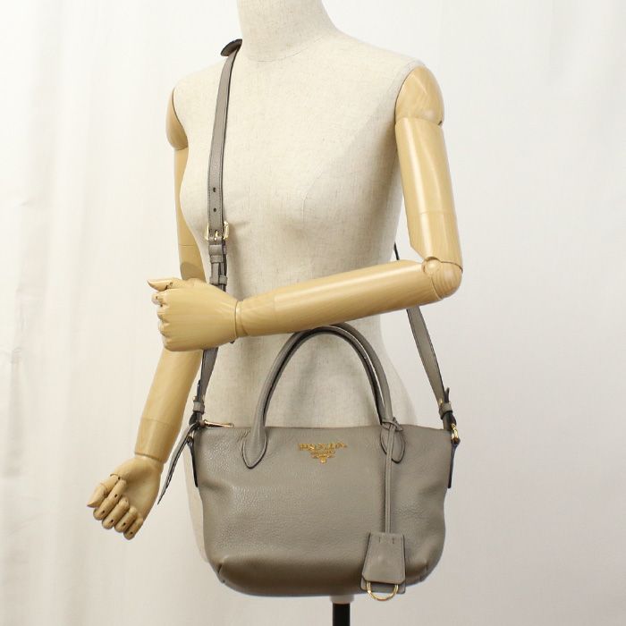 Prada 2WAY Handbag 1ba111 Handbag Leather Women