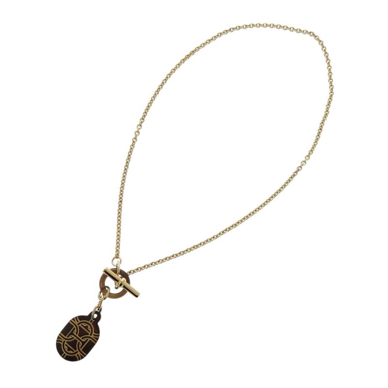Hermes Chaine D'ancre Buffalo Horn Necklace 0027 Hermes