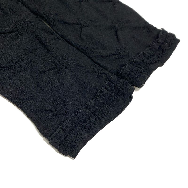 Chanel Cardigan Size 36 S Women - P40395 Black Ruffles/coco Mark Buttons/2011