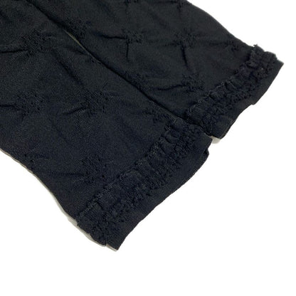 Chanel Cardigan Size 36 S Women - P40395 Black Ruffles/coco Mark Buttons/2011