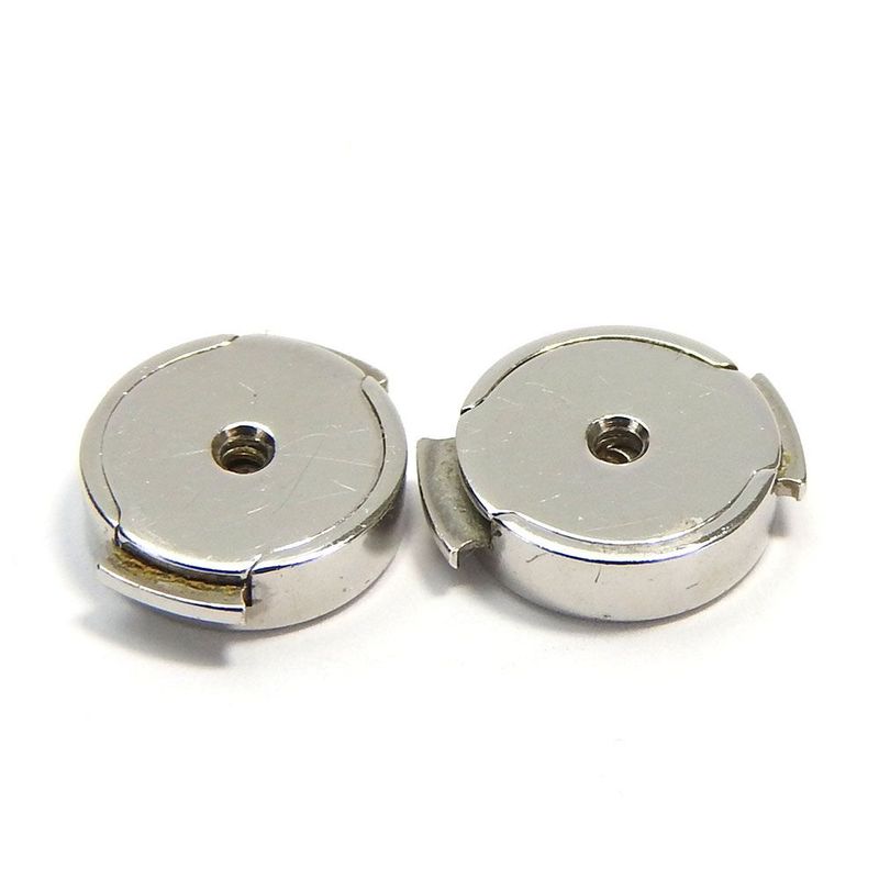 Hermes Earrings Caje De Ashe H Cube Off-white Silver Plated Accessories Jewelry