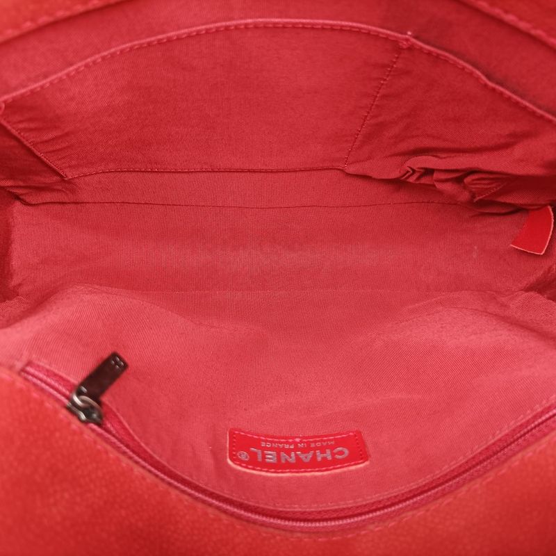 Chanel Boy Chanel Red Leather A67087 18660418