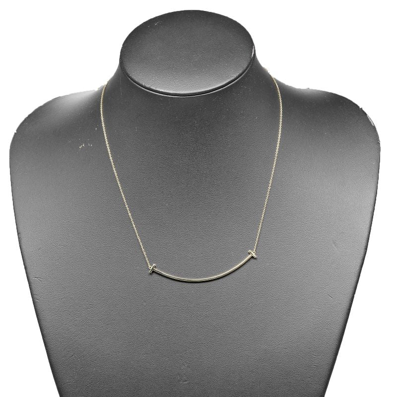 Tiffany & Co T-smile Large 18K Yellow Gold Ladies 3.7g Necklace