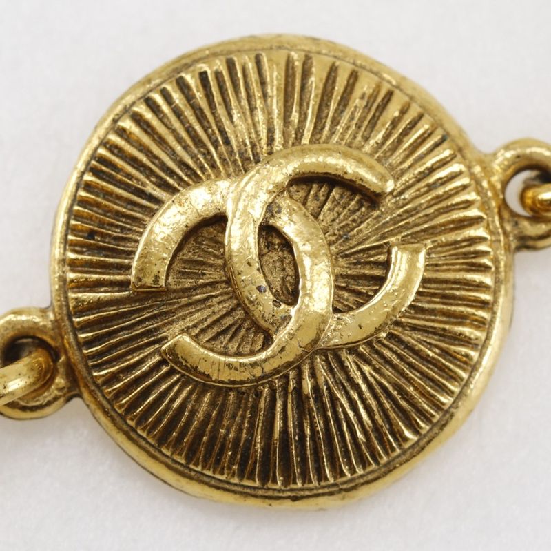 Chanel Coco Mark 31 RUE Cambon Vintage Gold Plated Ladies 40g Bracelet