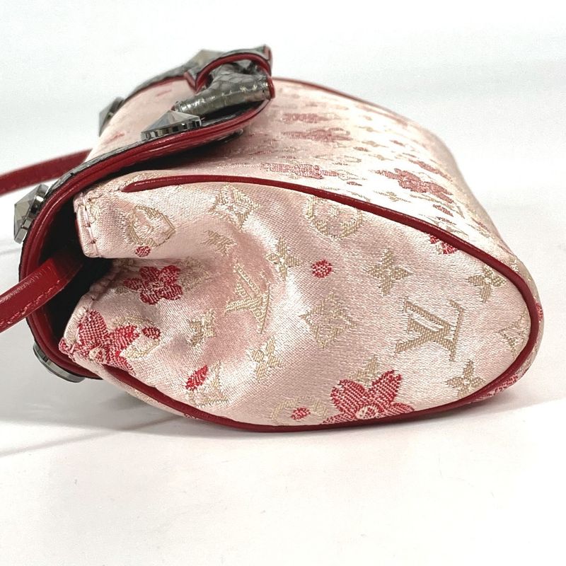 Louis Vuitton Shoulder Bag Griotte M92588 Satin Pink