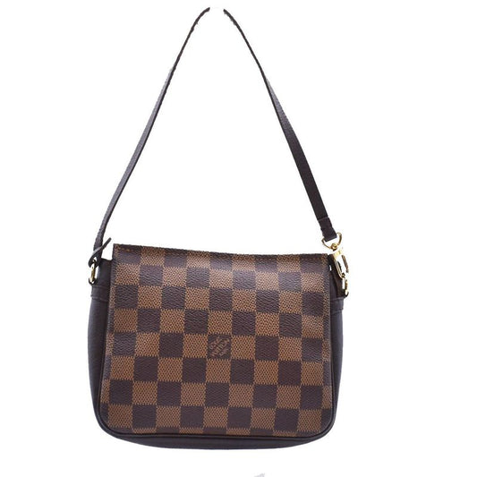 Louis Vuitton Handbag Trousse Makeup Damier Ebène Brown N51982 39ka888