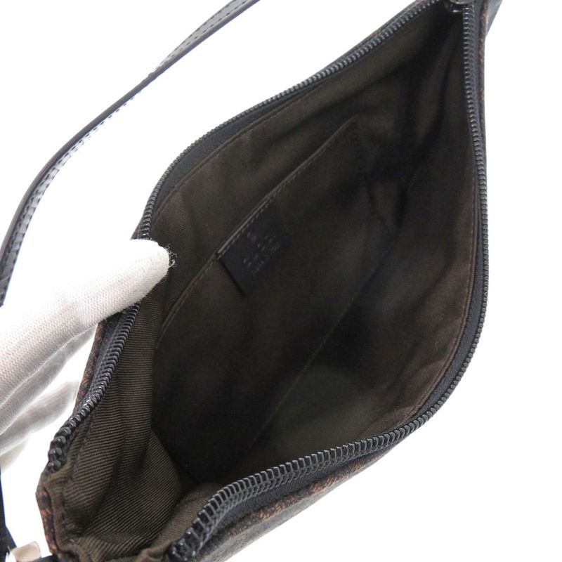 Gucci 32160 GG Canvas Brown Handbag 1414 Gucci