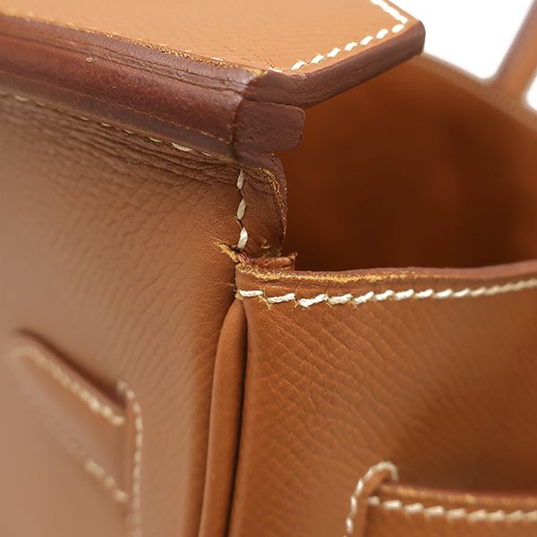 Hermes Handbag Birkin 35 Courchevel Gold Hardware Brown C Engraved [storage Bag