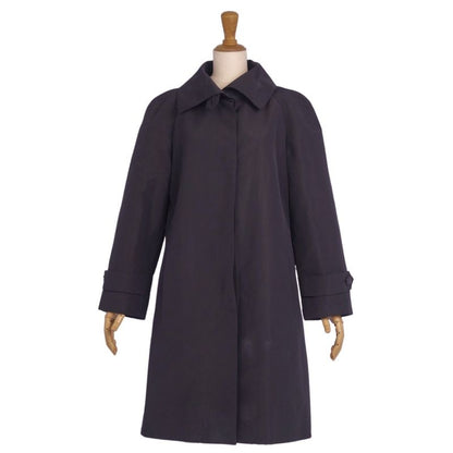 Vintage Hermes Coat Stainless Steel Collar Coat Balmacaan