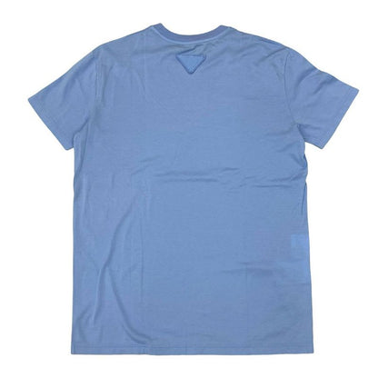Prada Triangle Logo Motif None Cotton Short Sleeve T-Shirt Top Apparel