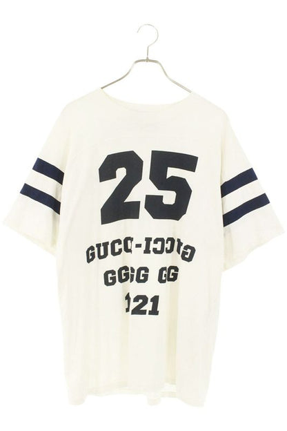 Gucci 655459 Xjdoy Number Rings Logo T-shirt Men's S