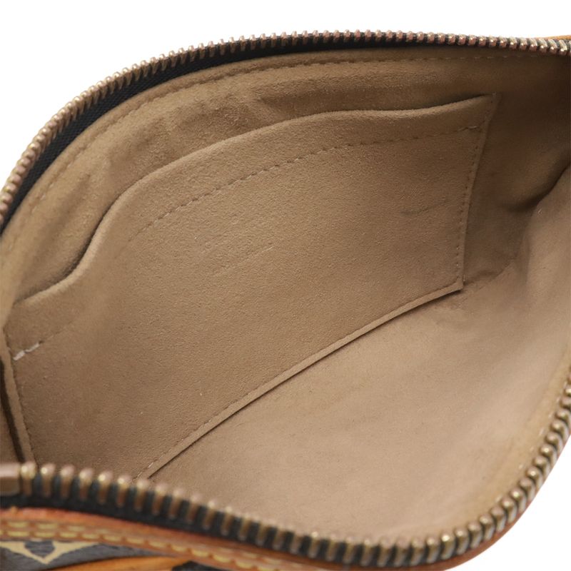 Louis Vuitton Monogram Multicolor Pochette Mira MM Chain Accessoire Pouch Noir