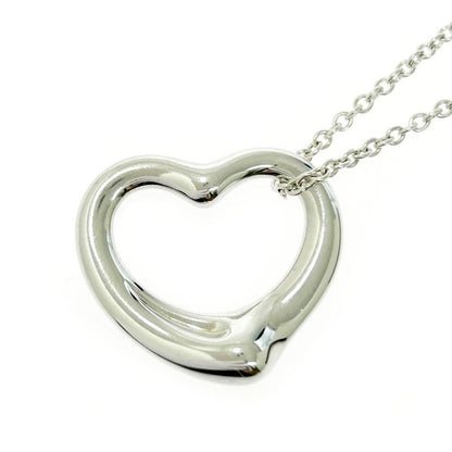 Tiffany & Co Tiffany & Co Silver Elsa Peretti Open Heart Necklace 7.0g 925