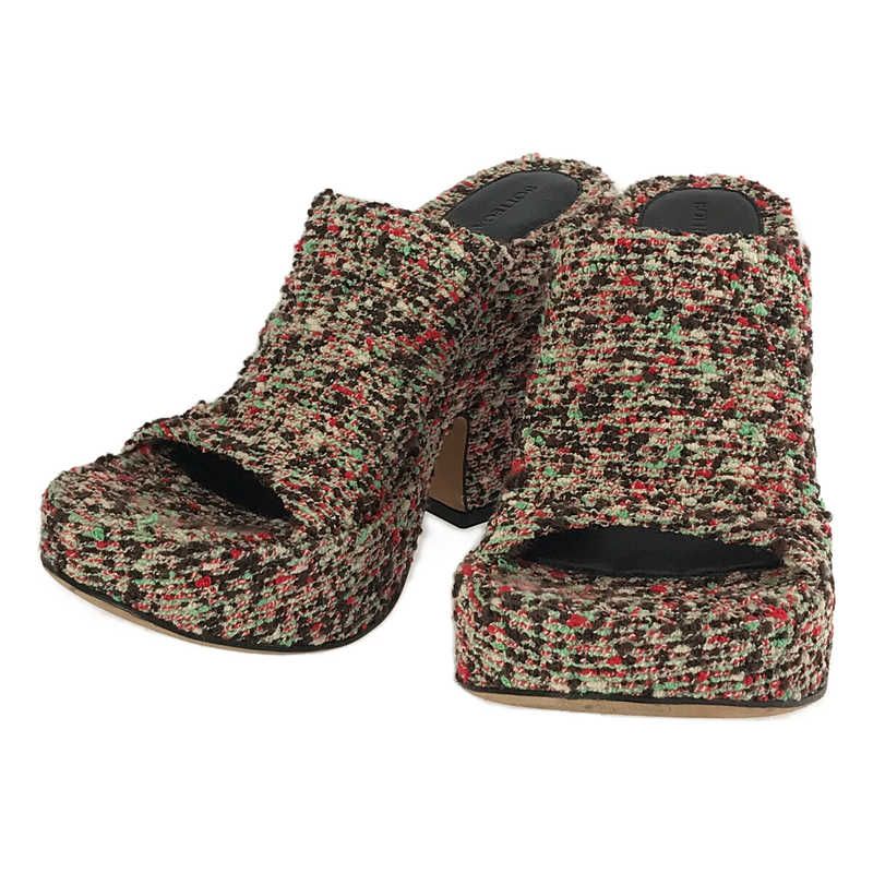 Bottega Veneta - Boo Cles Wedge Mule Sandals - 37 - Multicolor - Women's