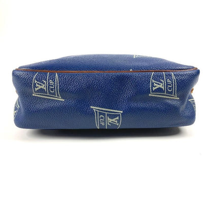 Louis Vuitton Shoulder Bag Sac San Diego M80010 Leather Blue