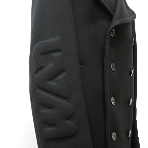 Louis Vuitton Technical Wool Pea Coat 1a8wql Men's #44 Double Breasted P Coat