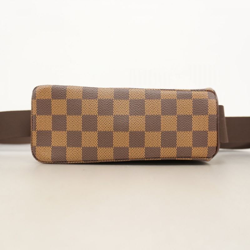 Louis Vuitton Shoulder Bag Damier Olaf PM N41442 Ebene Womens