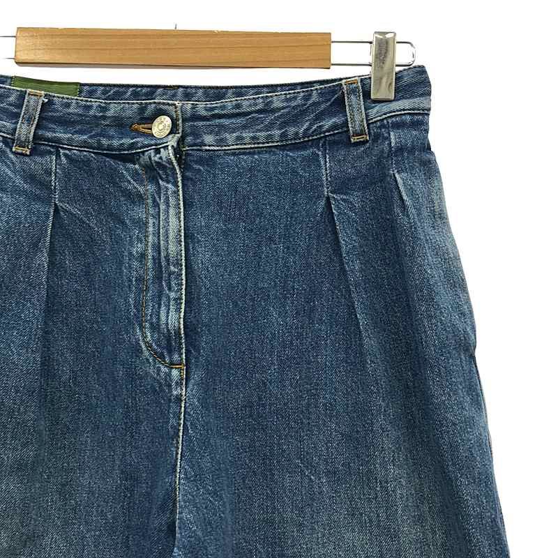 Gucci - Washed Denim Trouser Denim Pants - 26 - Indigo - Women's