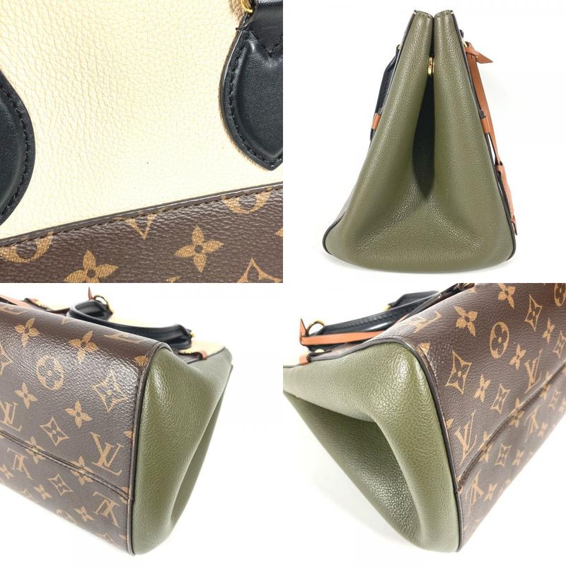 Louis Vuitton Handbag Fold Tote PM M45388 Monogram Canvas Brown
