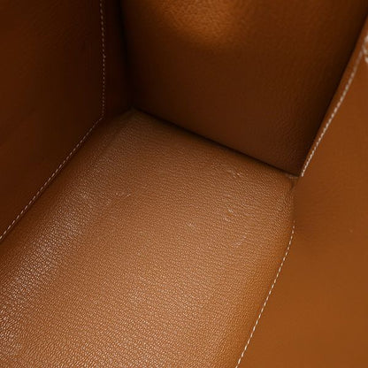 Hermes 2-Way Bag Kelly 28 Outer Stitch Vaux Epson Gold Silver Hardware Brown