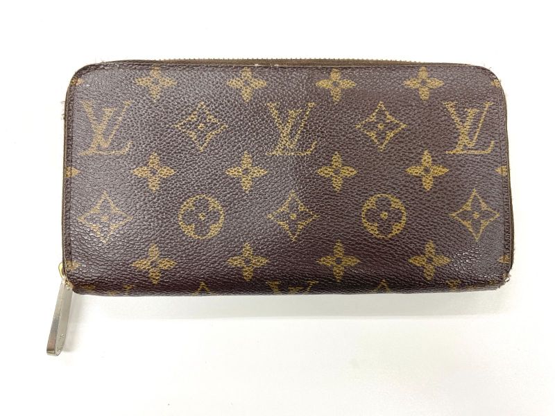 Louis Vuitton Monogram Zippy Wallet Round Zip Long Wallet M60017 Brown Made In