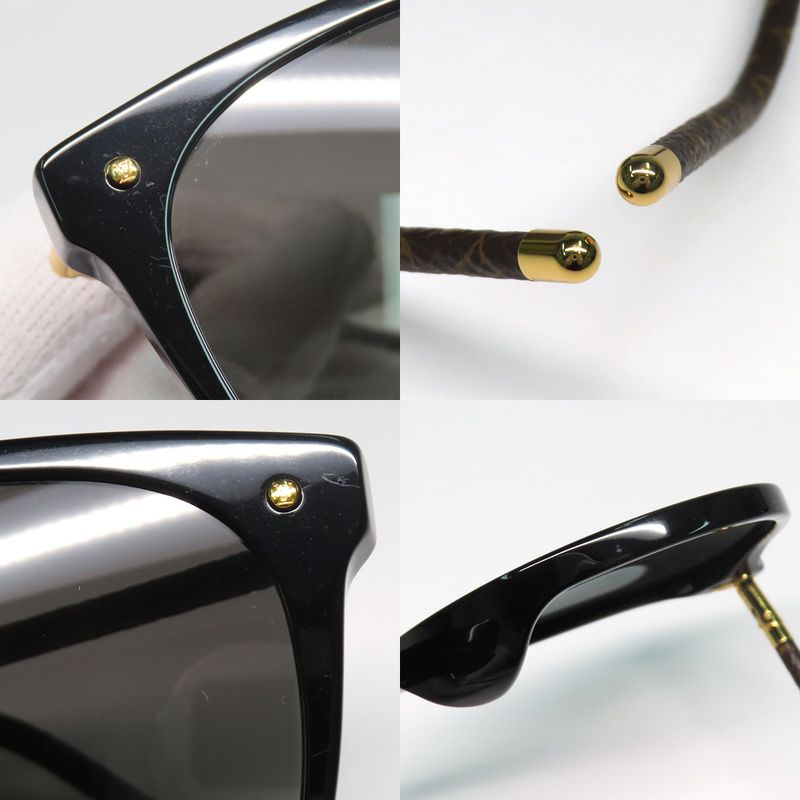 Louis Vuitton Sunglasses LV Fast Round Z1710e Monogram Black Round