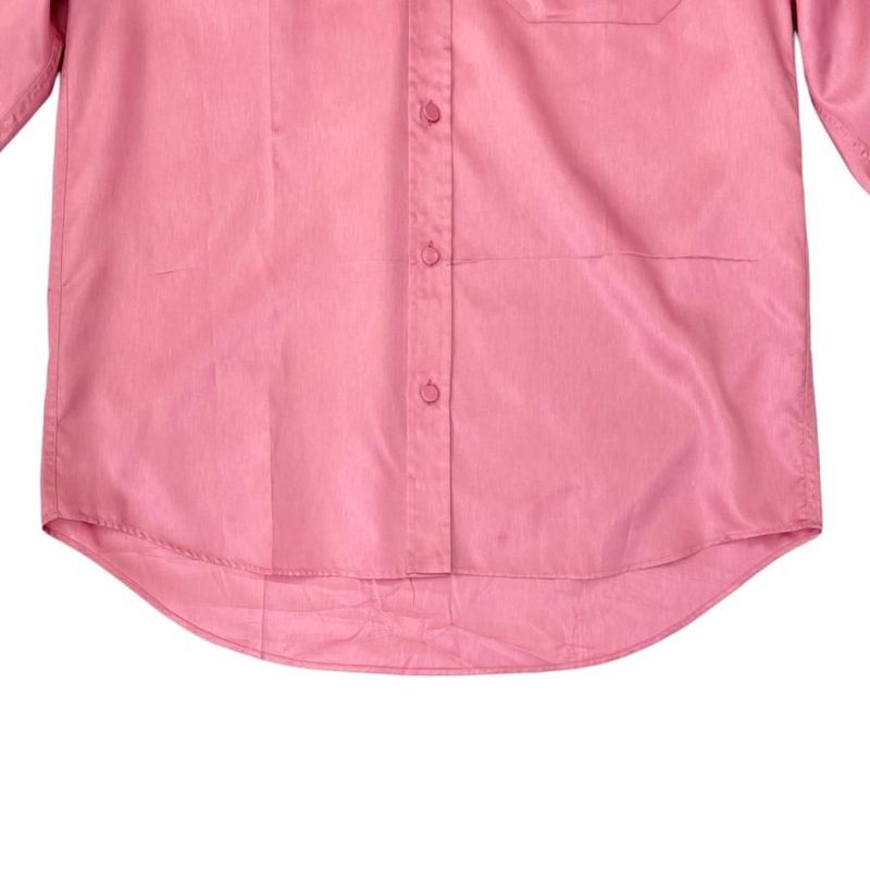 Gucci Long Sleeve Acetate Cotton Shirt 723821 Zac30 46 Size Pink Gucci