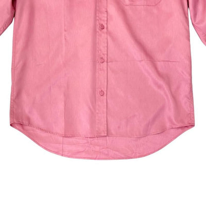 Gucci Long Sleeve Acetate Cotton Shirt 723821 Zac30 46 Size Pink Gucci
