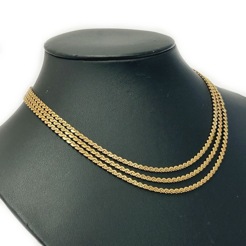 Christian Dior GP 3-Ring Necklace Women's 381768 Necklace