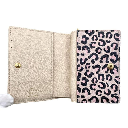 Louis Vuitton M80754 Portefeuille Cles a Wild at Heart Leopard Fold Compact